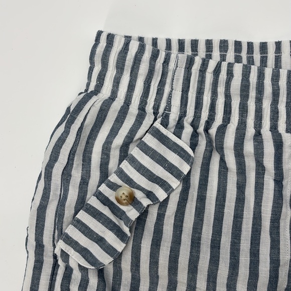 UpWest Striped Women's Drawstring Lined Shorts w/ pockets size XL - Picture 3 of 7